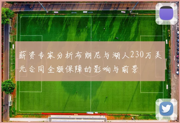 薪资专家分析布朗尼与湖人230万美元合同全额保障的影响与前景
